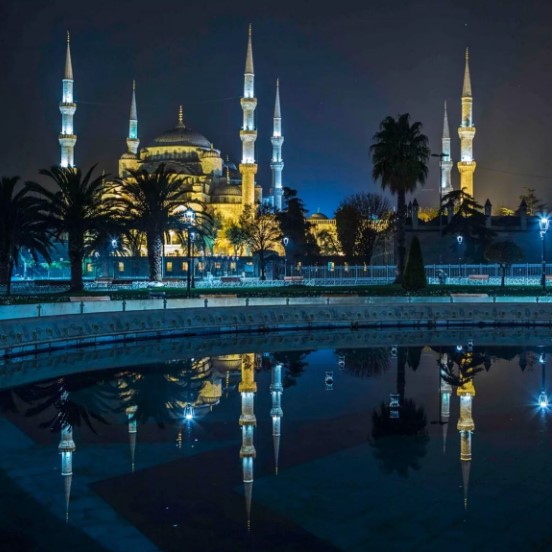 blue mosque echoed vision