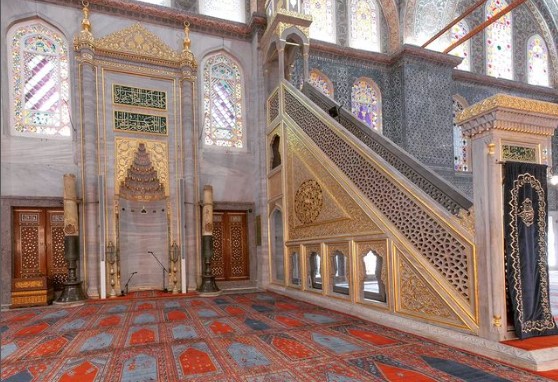 blue mosque interior