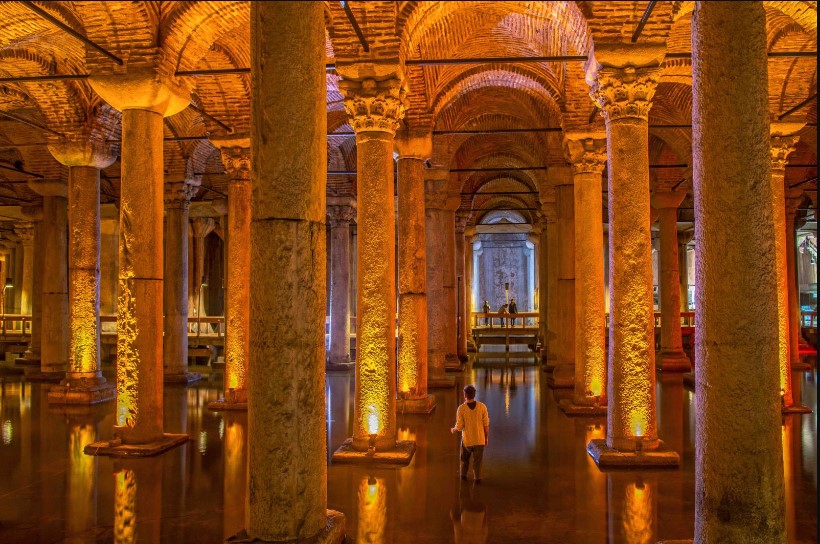 basilica cistern marbles
