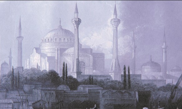 hagia sophia after conquest of istanbul 1