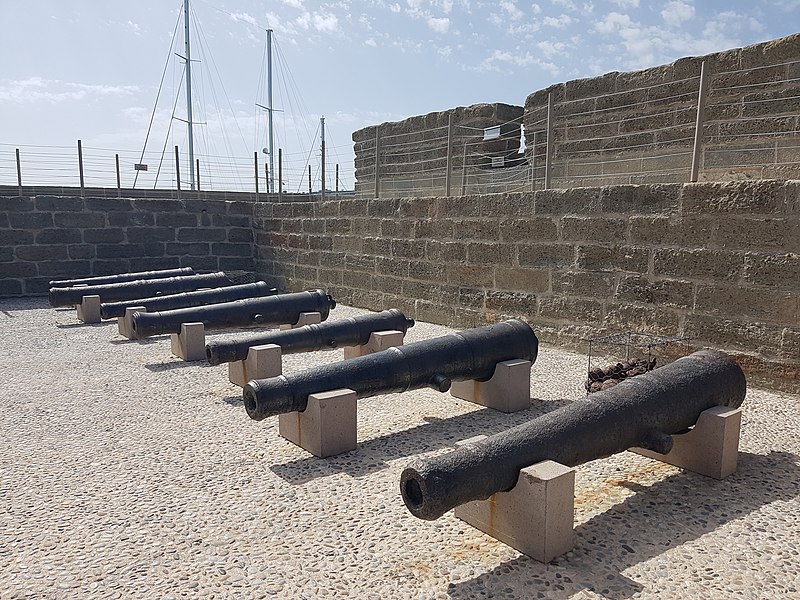 Bodrum castle canons