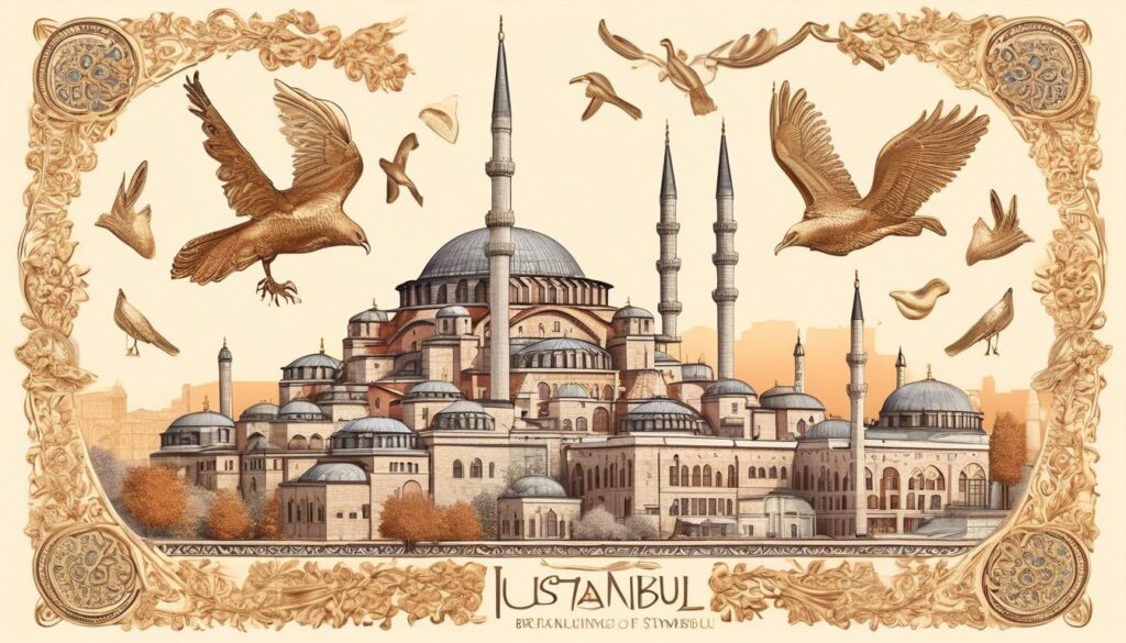 istanbul symbolic drawing